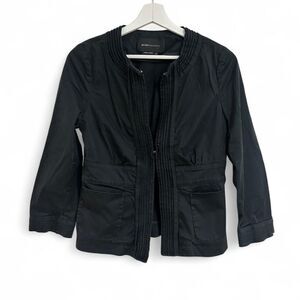 BCBG MaxAzria Lightweight Pleated Blazer Jacket Women’s Size Small